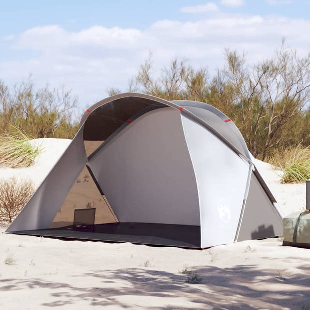 vidaXL Strandtent 2-persoons pop-up waterdicht grijs