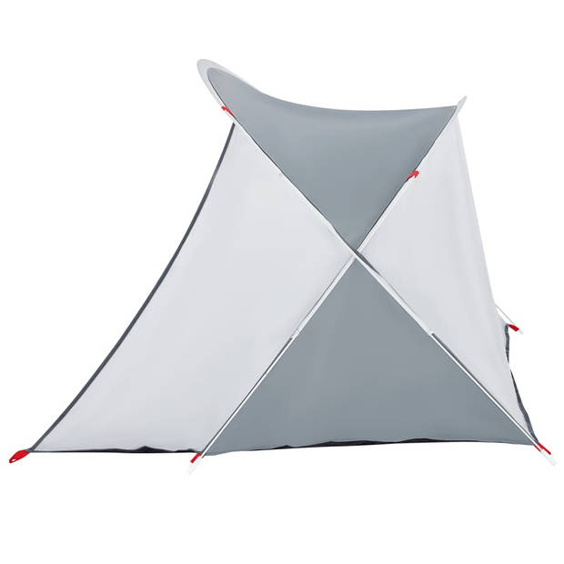 vidaXL Strandtent 2-persoons pop-up waterdicht grijs