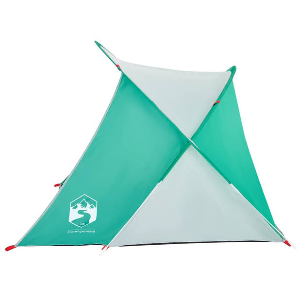 vidaXL Strandtent 2-persoons pop-up waterdicht zeegroen