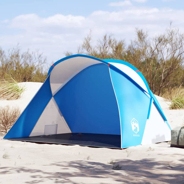 vidaXL Strandtent 2-persoons pop-up waterdicht azuurblauw