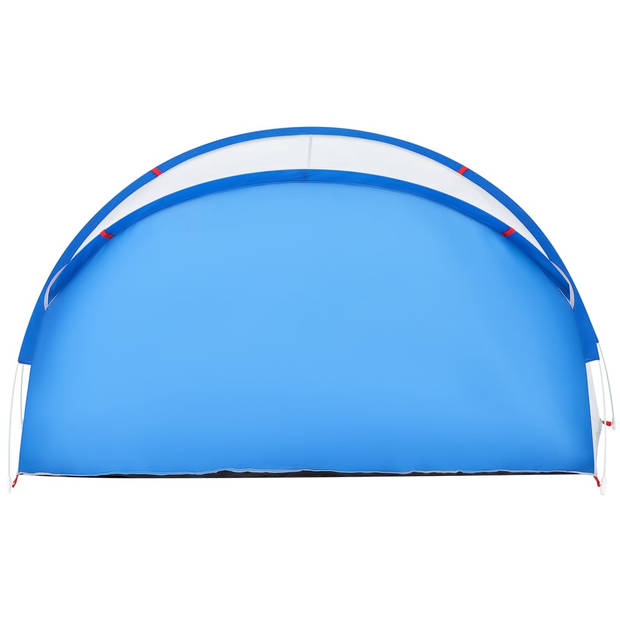 vidaXL Strandtent 2-persoons pop-up waterdicht azuurblauw