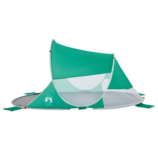 vidaXL Strandtent pop-up waterdicht zeegroen