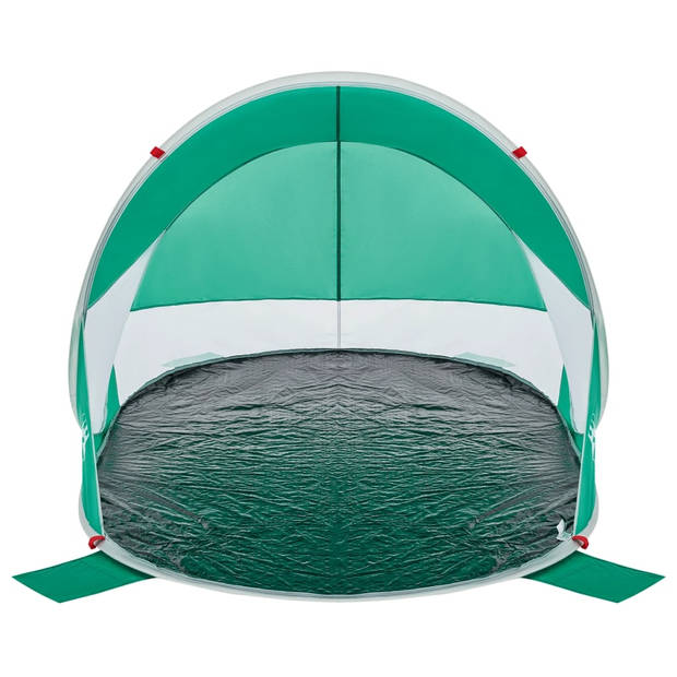 vidaXL Strandtent pop-up waterdicht zeegroen