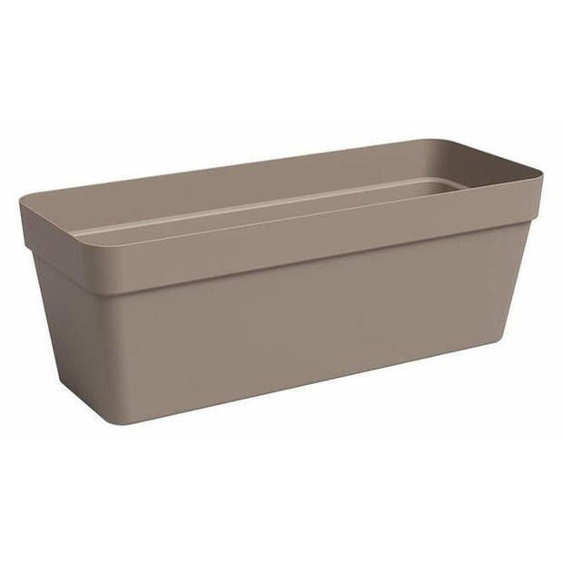 Plantenbak - Kunststof - Taupe - Rechthoekig - L49,9 x D20 x H18,1 cm - ARTEVASI