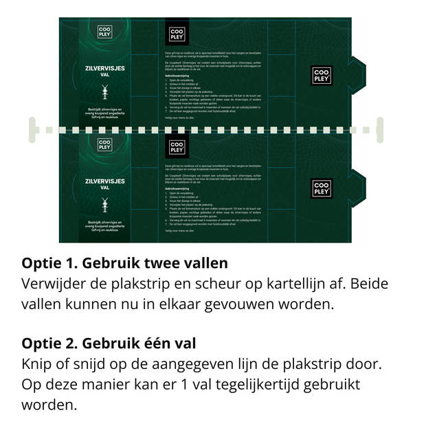 Coopley Zilvervisjesval Zilvervisjes Vallen 4 Stuks