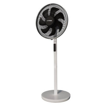 Luvego® Statief Ventilator Staand met Afstandsbediening - Stille Ventilatoren - Diverse Standen & Timer - 40CM -