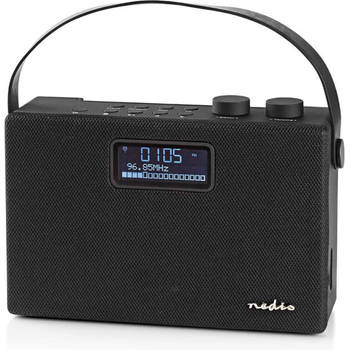 Digitale DAB+ radio 15 W FM Bluetooth® Zwart / zwart