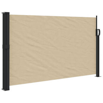 vidaXL Windscherm uittrekbaar 120x500 cm beige