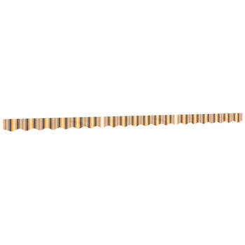 vidaXL Vervangingsdoek voor luifelrok gestreept 5 m geel en grijs