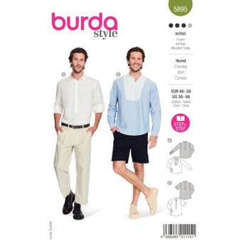 Burda 5895 Shirt maat 46-56