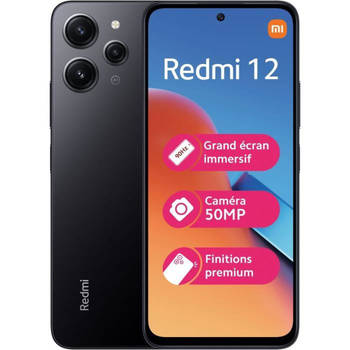 Xiaomi - Redmi 12 4 - 128 GB - zwart