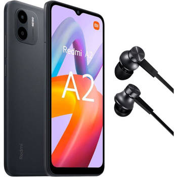XIAOMI Redmi A2 32GB Zwart + Mi in-ear hoofdtelefoon basic zwart