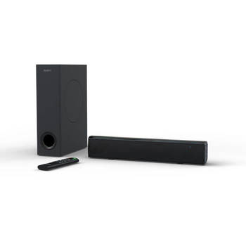 MAJORITY BOWFELL PLUS - 2.1 soundbar - Bluetooth, USB, Optisch en Aux-in - Bedrade subwoofer - EQ-bediening - 100W