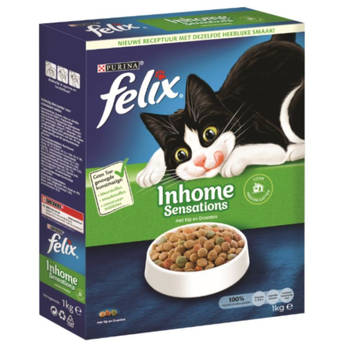 Felix - Inhome sensations met kip en groenten 1kg kattenvoer
