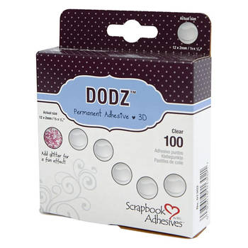 Creativ Zelfklevende dots - rol van 100 - 3D - knutsel dotz - hobby en creatief - Stickers