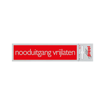 Pickup - Deco 4633 nooduitgang vrijlaten