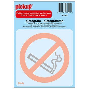 Pickup - Deco 100 mm pa800 verbod roken