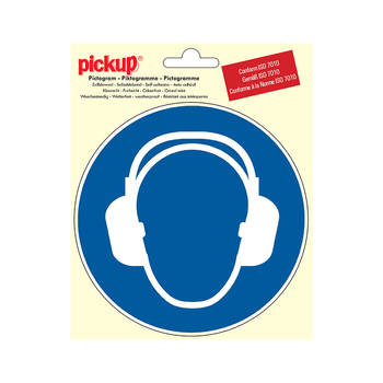 Pickup - Deco picto oorbescherming dragen