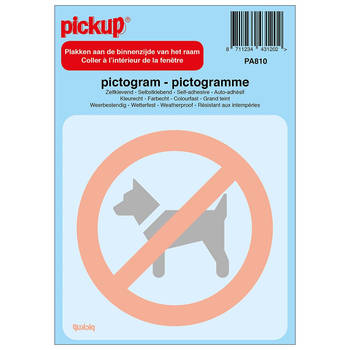 Pickup - Deco 100 mm pa810 verbod honden
