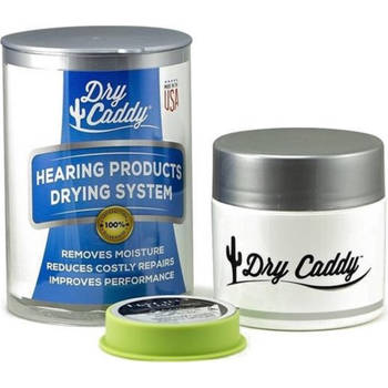 DRYCADDY - Dry & Store - passief droogsysteem - hoortoestel - Een heel jaar bescherming in een klein pakketje