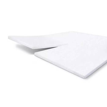 Walra Molton Cotton Cover Split-Topper - 160x200/210 - Wit