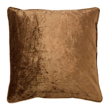 Dutch Decor Sierkussen 'Chloe' 50cm x 50cm, Tobacco Brown