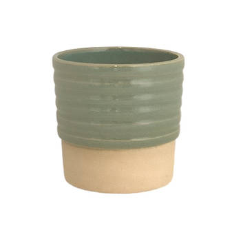 Ceramics Limburg Bloempot 'Cellos' Dusty Green