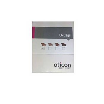 Oticon O-cap Donker bruin hoortoestel onderdeel voor in het oor hoortoestellen