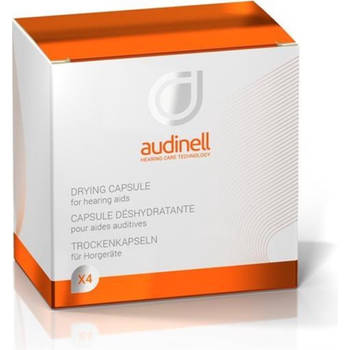 Audinell - Droogcapsules - per 4 stuks - hoortoestellen - droogsysteem - droogtabletten