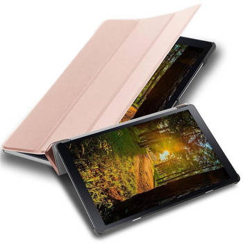 Cadorabo Tablet Hoesje geschikt voor Samsung Galaxy Tab A (10.5 inch) Case in PASTEL ROZE GOUD - Beschermhoes Cover Auto