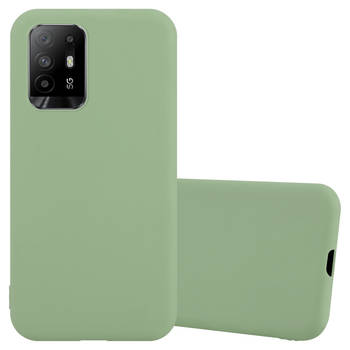 Cadorabo Hoesje geschikt voor Oppo A94 5G in CANDY PASTEL GROEN - Beschermhoes TPU silicone Case Cover