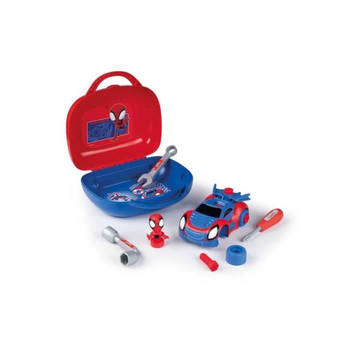 Smoby - Spidey - DIY-gereedschapskoffer voor kinderen - 13 accessoires - Vanaf 3 jaar