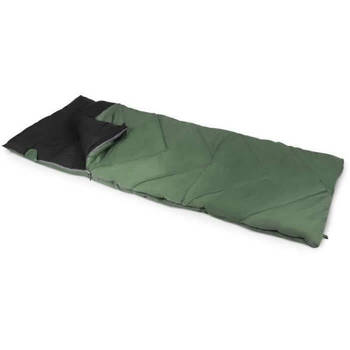 Extra grote slaapzak - KAMPA - Groen 12 XL Dubbel - 1 persoon - 2,25 mx 0,9 m - Groen