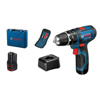 Bosch Professional GSB 12V-5 + 10 Accessoire Percussion Drill.