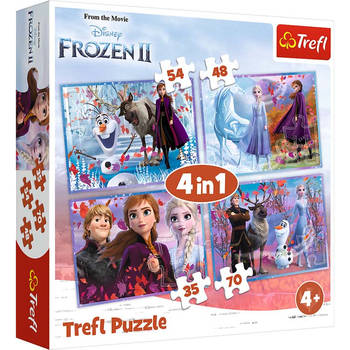Trefl Trefl 4in1M - Reis naar het onbekende / Disney Frozen 2