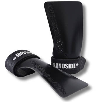 Sandside CrossFit Grips Elite 2.0 Fitness Handschoenen Fingerless Grips Pure Black L/XL