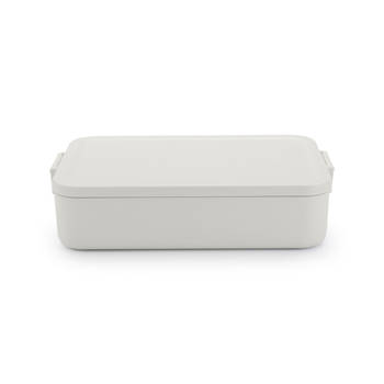 Make & Take Bento Lunchbox, large, kunststof - Light Grey