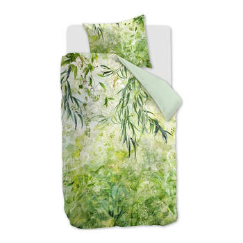 Kardol dekbedovertrek Giverny - Groen - 1-Persoons 140x200/220 cm