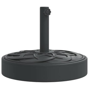 vidaXL Parasolvoet voor stokken van Ø38 / 48 mm 25 kg rond