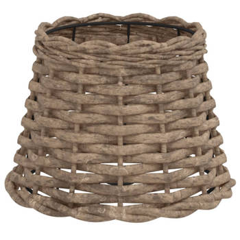 vidaXL Lampenkap Ø20x15 cm wicker bruin