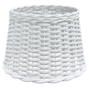 vidaXL Plafondlampenkap Ø40x26 cm wicker wit