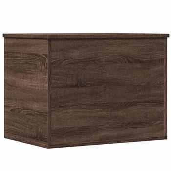 vidaXL Opbergbox 60x42x46 cm bewerkt hout bruin eikenkleurig