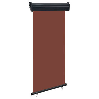 vidaXL Balkonscherm 105x250 cm bruin