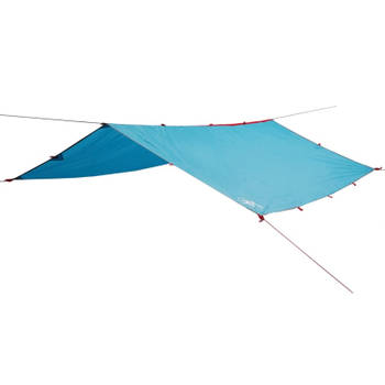 vidaXL Kampeerluifel waterdicht 500x294 cm blauw