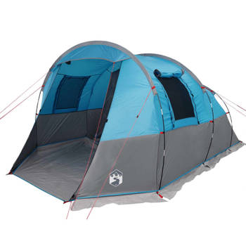 vidaXL Tunneltent 4-persoons waterdicht blauw