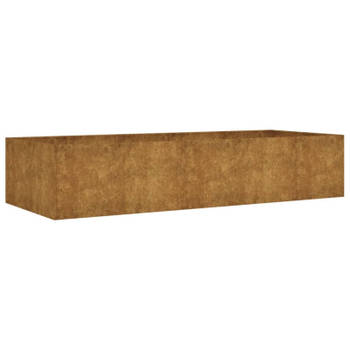 vidaXL Plantenbak verhoogd 200x80x40 cm cortenstaal