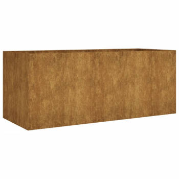 vidaXL Plantenbak verhoogd 200x80x80 cm cortenstaal