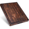 Merah® Snijplank hout met opvangbak – 100% Walnoot Hout – Borrelplank – Tapasplank – Huiswarming cadeau – Duurzaam