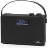 Digitale DAB+ radio 15 W FM Bluetooth® Zwart / zwart