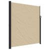 vidaXL Windscherm uittrekbaar 220x600 cm beige